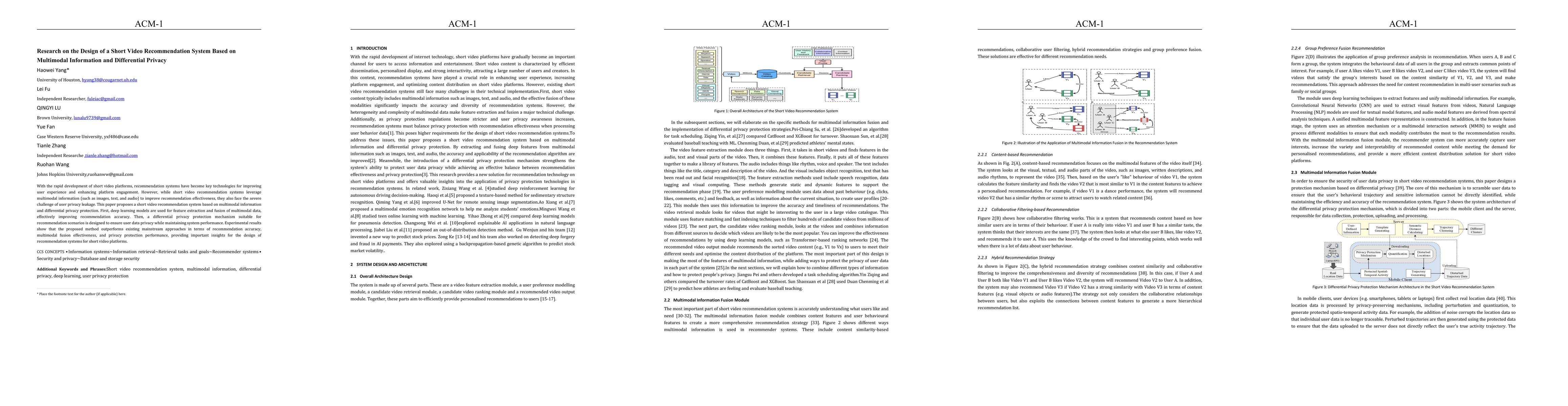 Thumbnail for Research on the Design of a Short Video Recommendation System Based on
  Multimodal Information and Differential Privacy