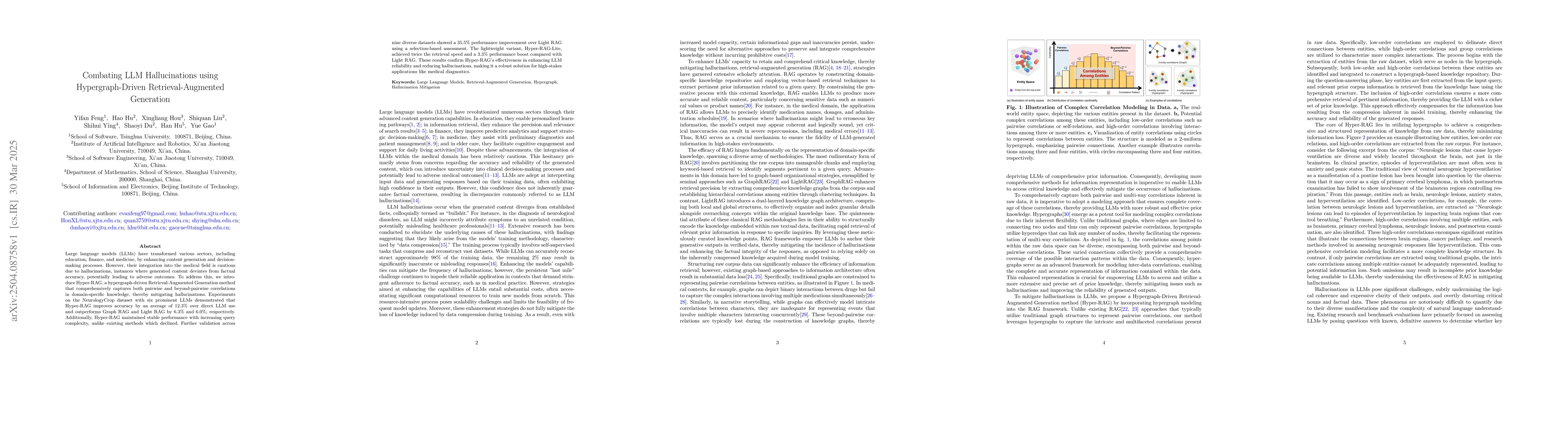 Thumbnail for Hyper-RAG: Combating LLM Hallucinations using Hypergraph-Driven
  Retrieval-Augmented Generation