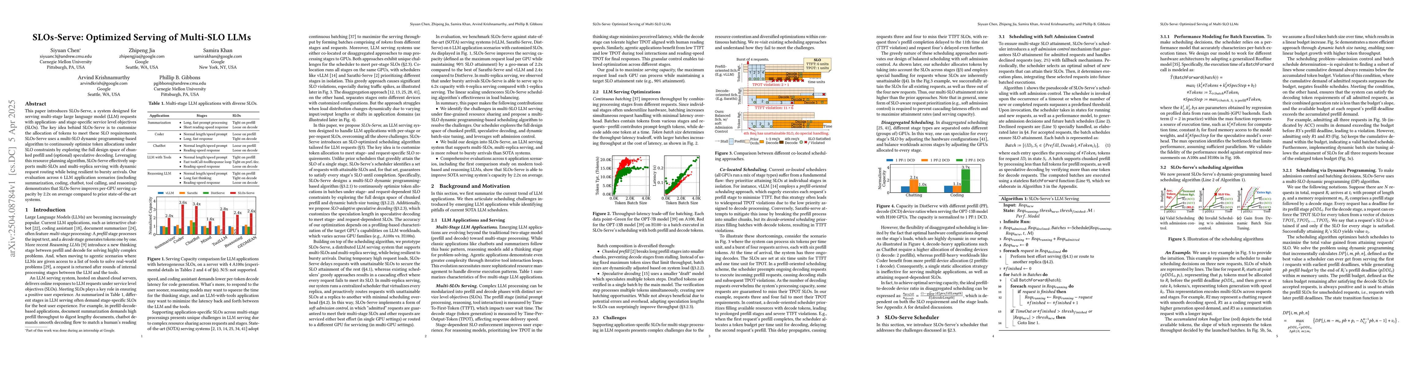 Thumbnail for SLOs-Serve: Optimized Serving of Multi-SLO LLMs