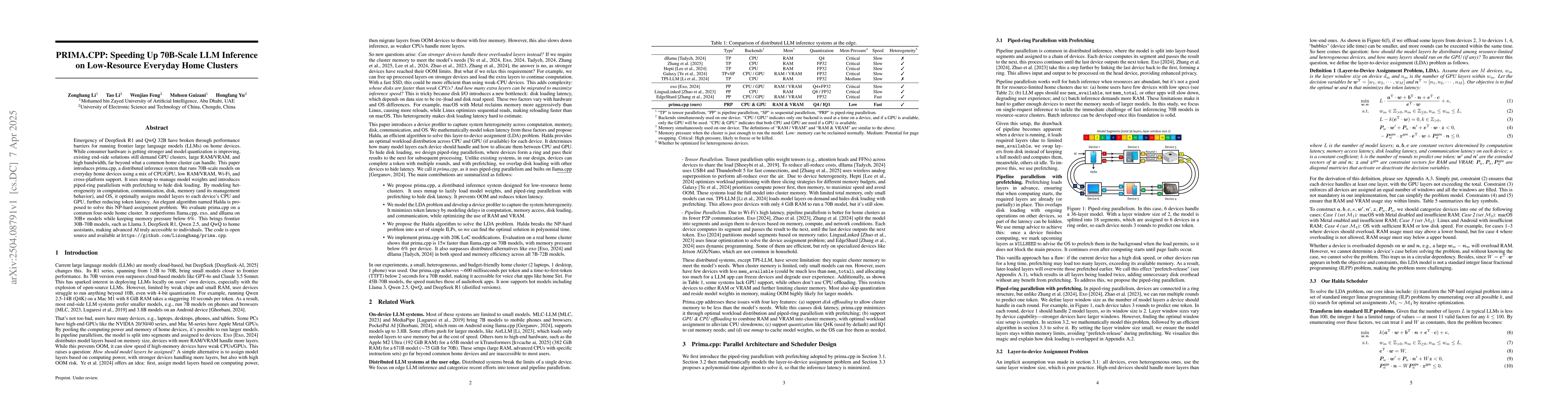 Thumbnail for PRIMA.CPP: Speeding Up 70B-Scale LLM Inference on Low-Resource Everyday
  Home Clusters