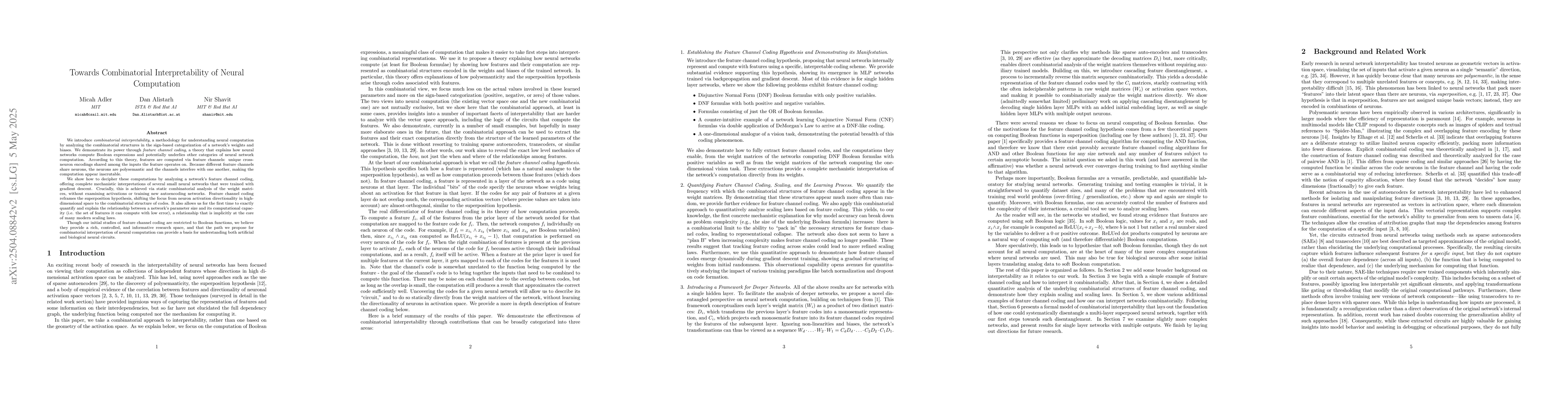 Thumbnail for Towards Combinatorial Interpretability of Neural Computation