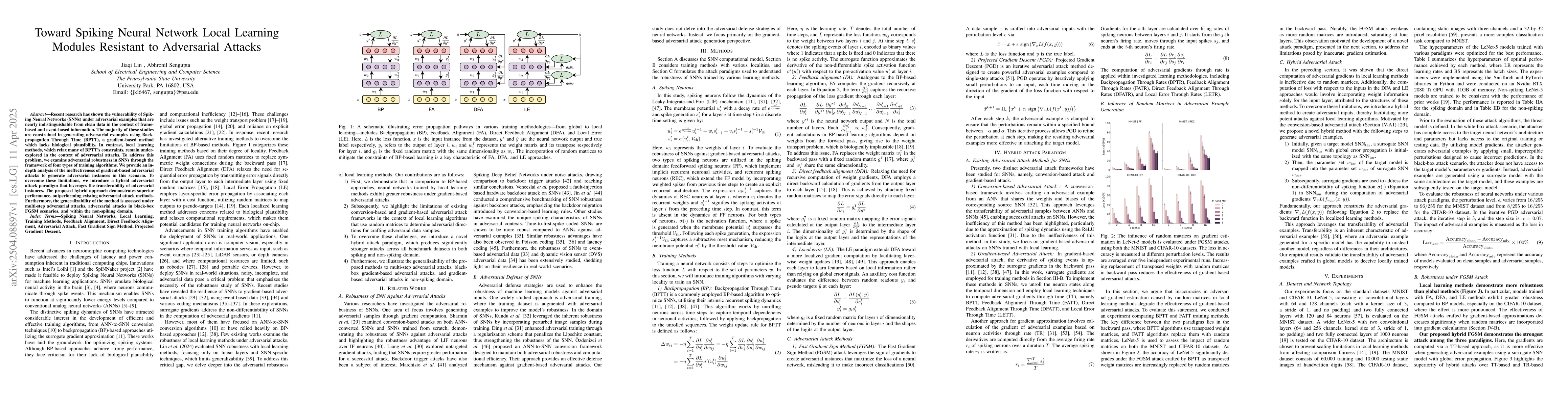 Thumbnail for Toward Spiking Neural Network Local Learning Modules Resistant to
  Adversarial Attacks