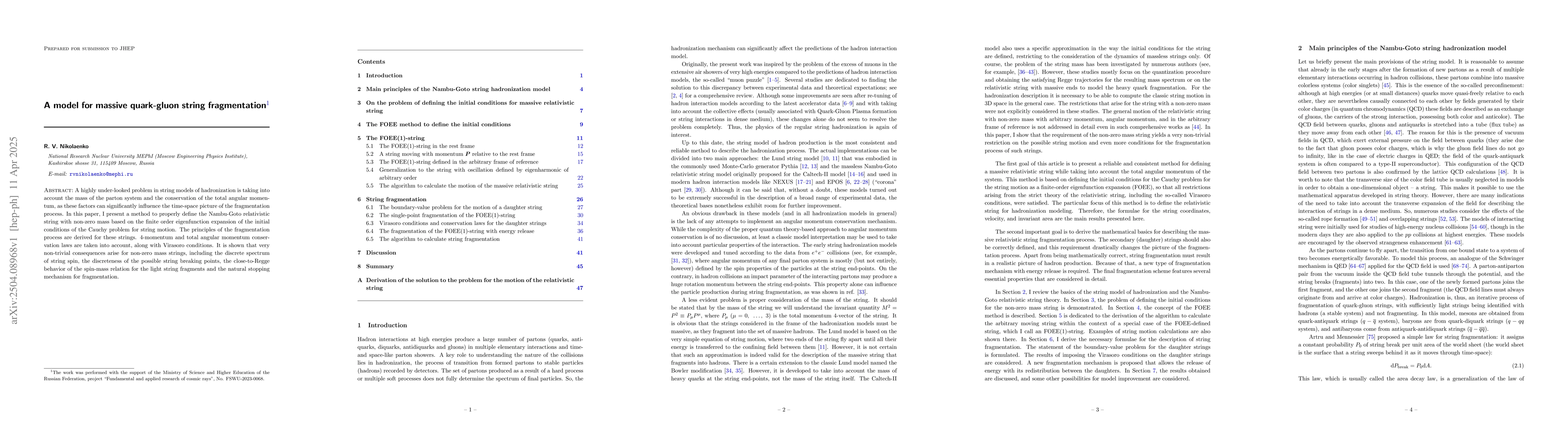 Thumbnail for A model for massive quark-gluon string fragmentation