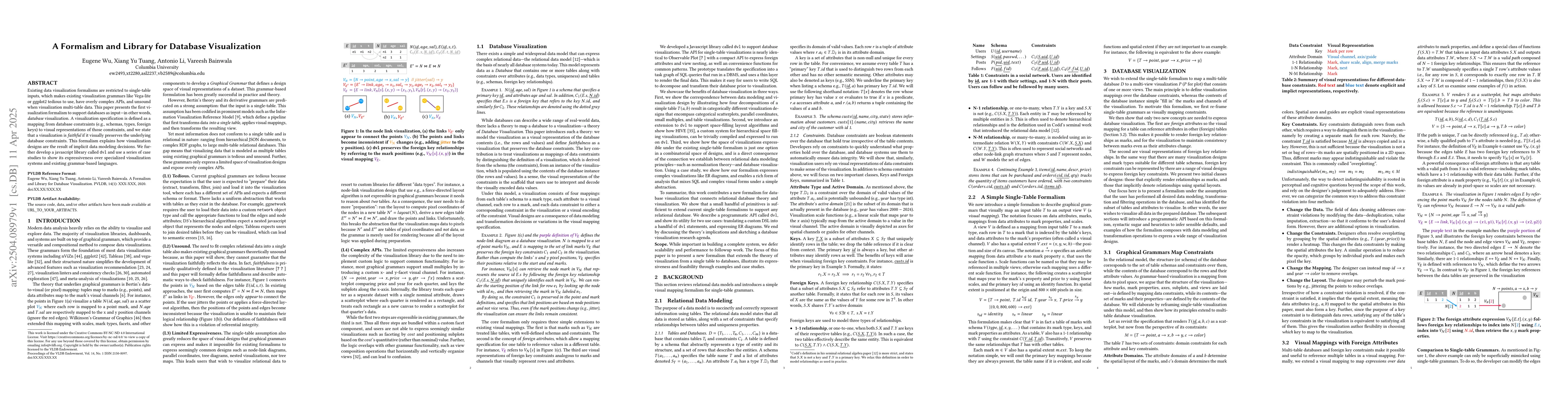 Thumbnail for A Formalism and Library for Database Visualization