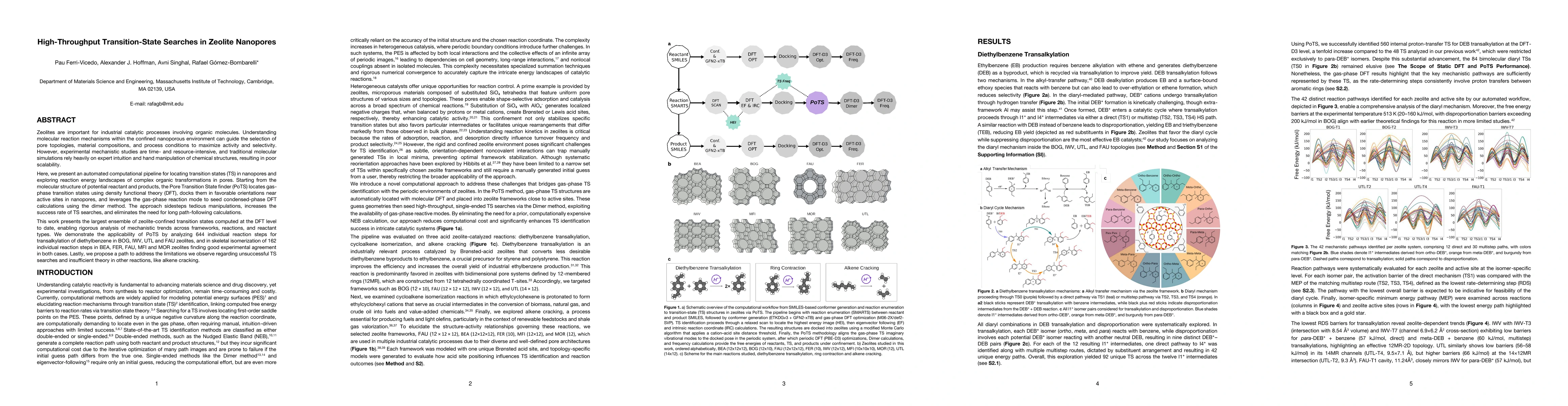Thumbnail for High-Throughput Transition-State Searches in Zeolite Nanopores