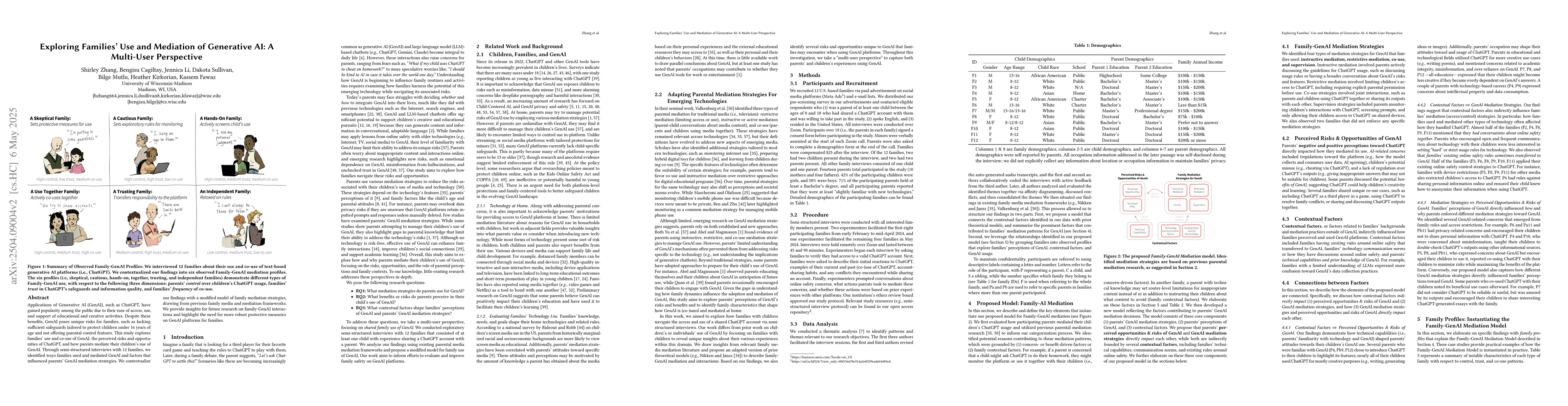 Thumbnail for Exploring Families' Use and Mediation of Generative AI: A Multi-User
  Perspective