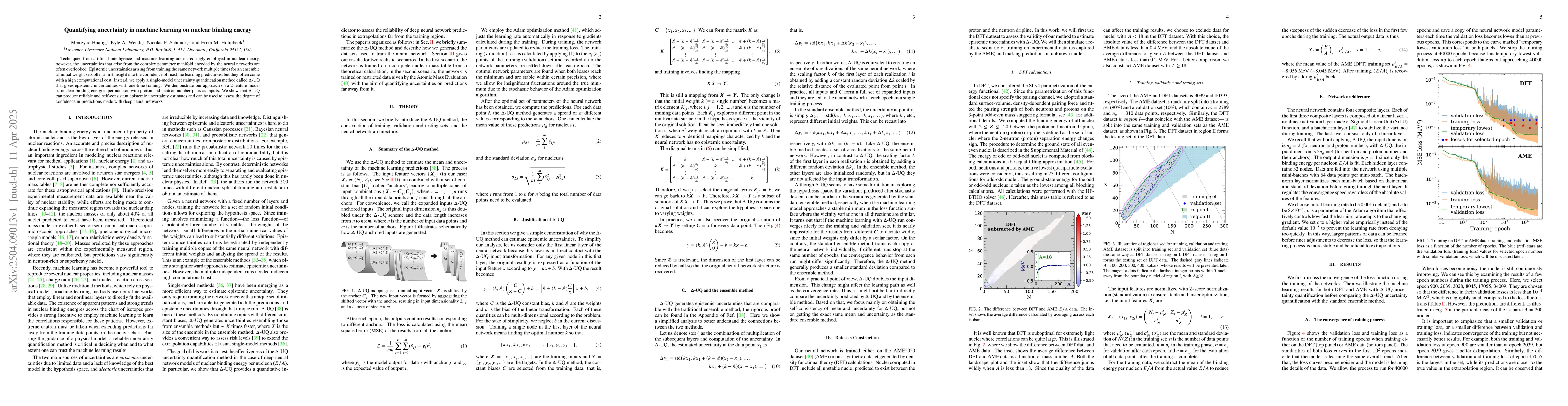 Thumbnail for Quantifying uncertainty in machine learning on nuclear binding energy