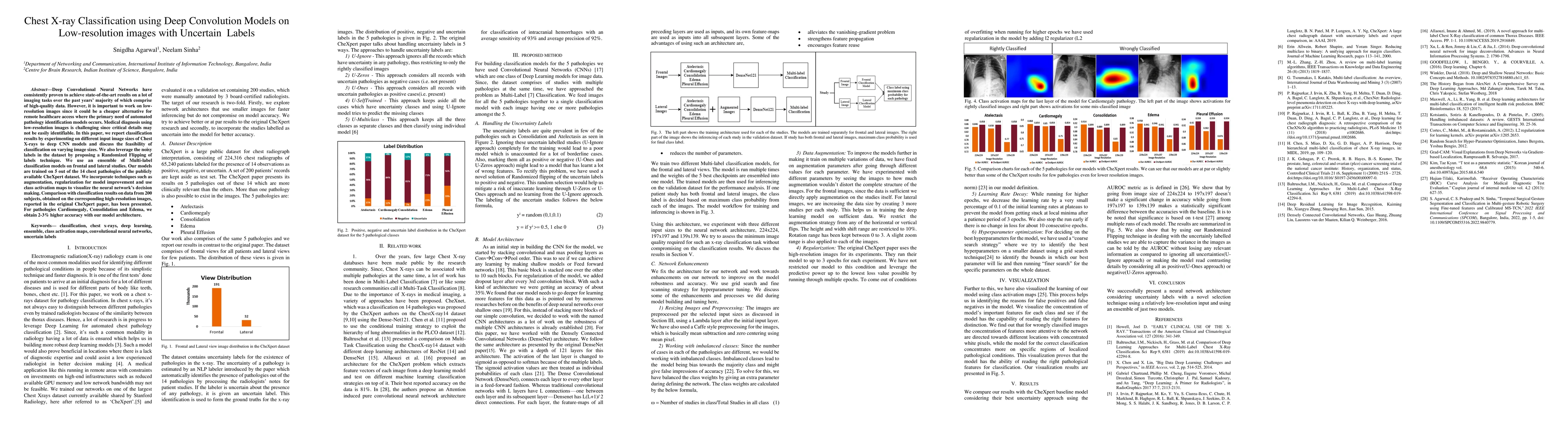 Thumbnail for Chest X-ray Classification using Deep Convolution Models on
  Low-resolution images with Uncertain Labels