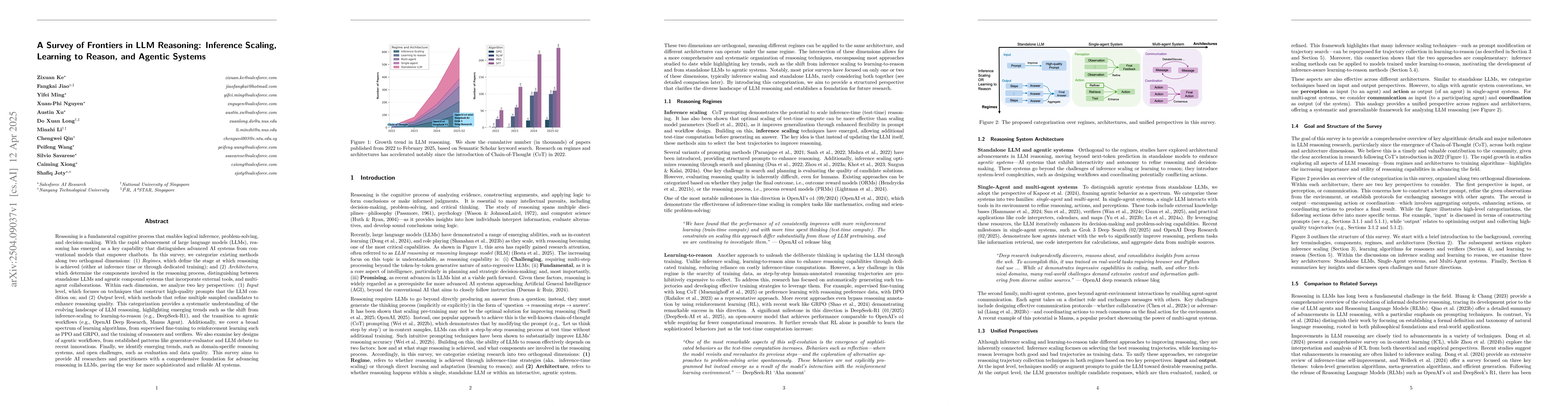 Thumbnail for A Survey of Frontiers in LLM Reasoning: Inference Scaling, Learning to
  Reason, and Agentic Systems