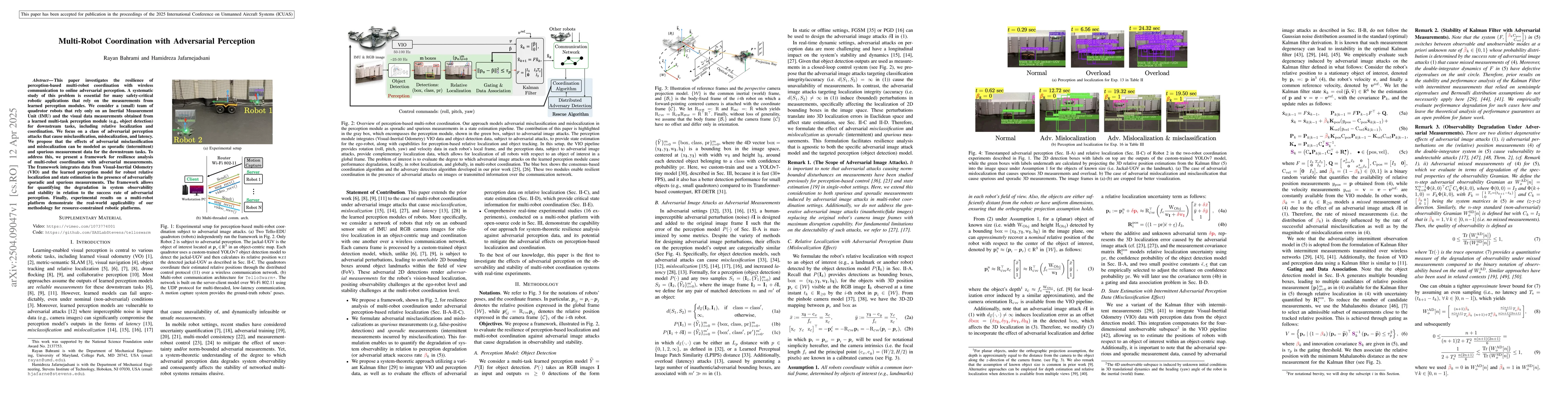 Thumbnail for Multi-Robot Coordination with Adversarial Perception