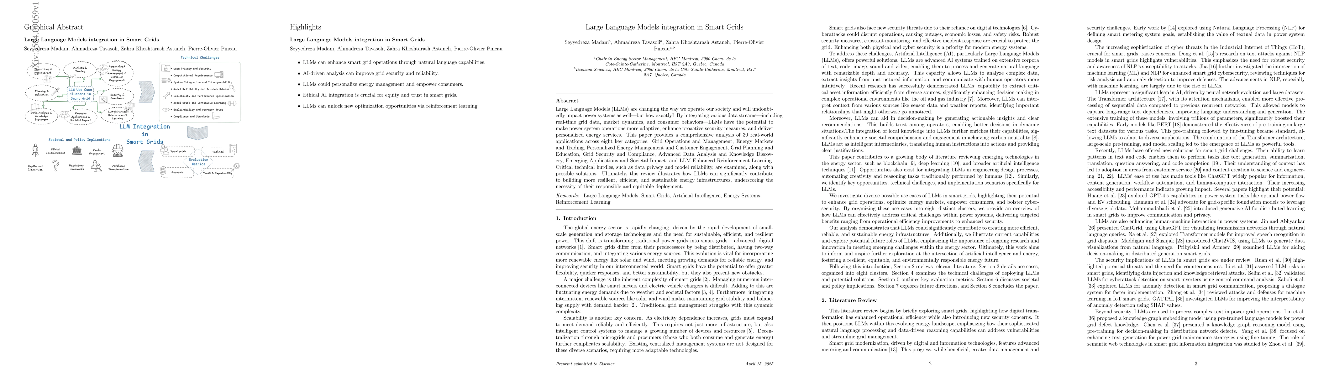 Thumbnail for Large Language Models integration in Smart Grids