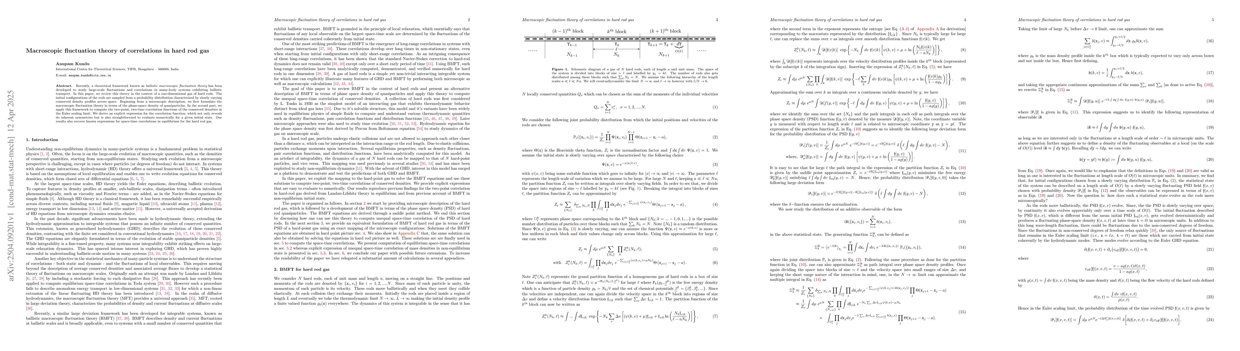 Thumbnail for Macroscopic fluctuation theory of correlations in hard rod gas