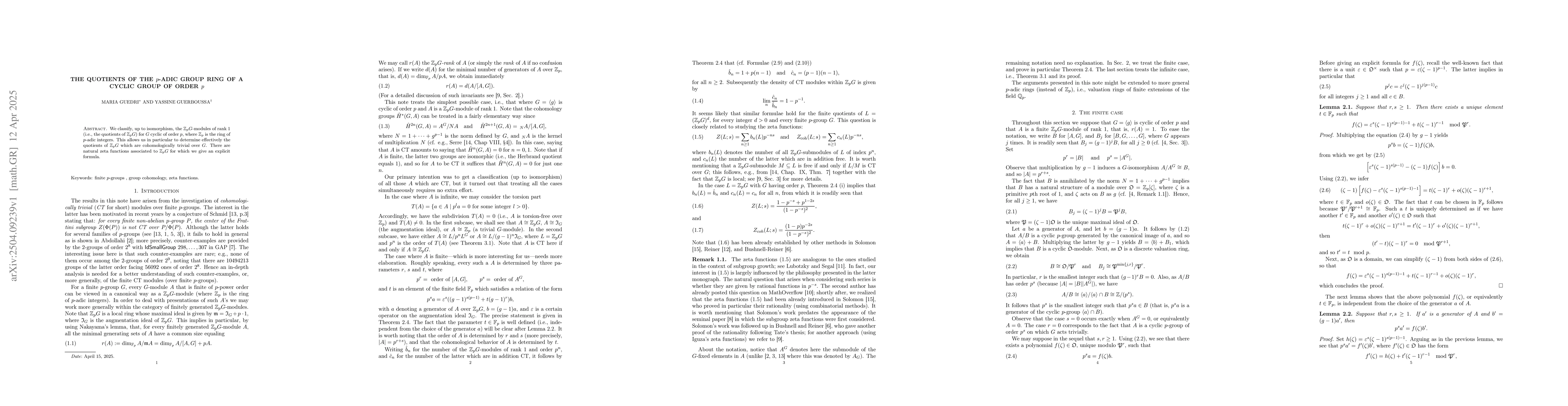 Thumbnail for The quotients of the $p$-adic group ring of a cyclic group of order $p$