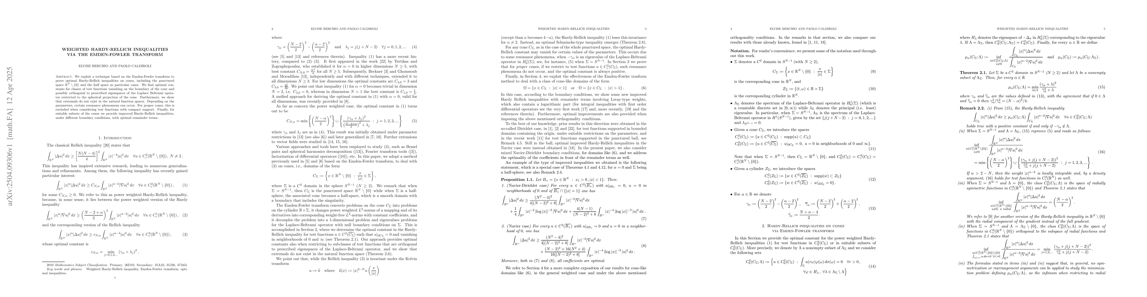 Thumbnail for Weighted Hardy-Rellich inequalities via the Emden-Fowler transform