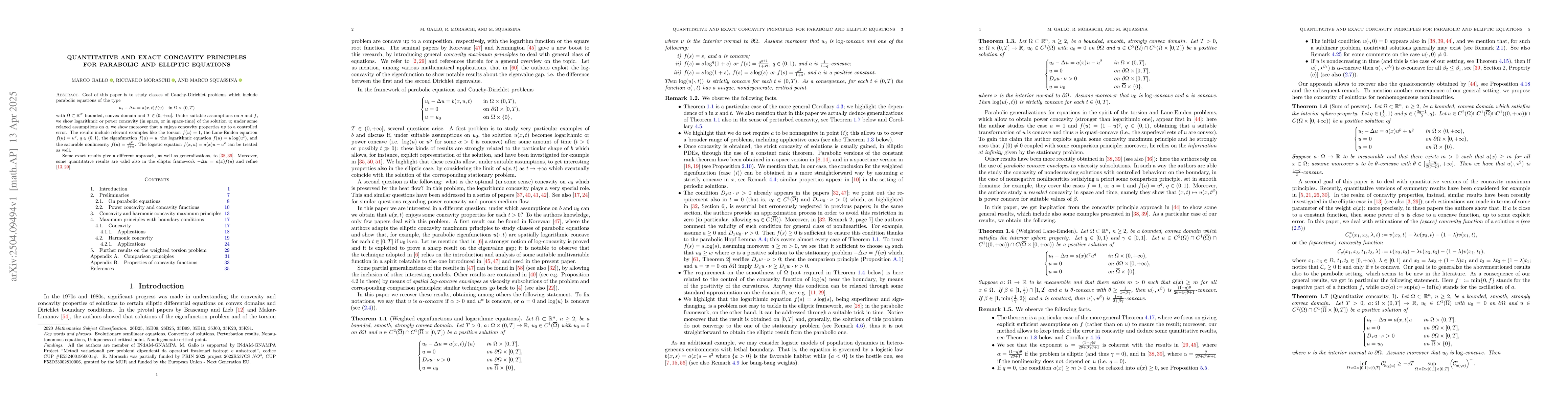 Thumbnail for Quantitative and exact concavity principles for parabolic and elliptic
  equations