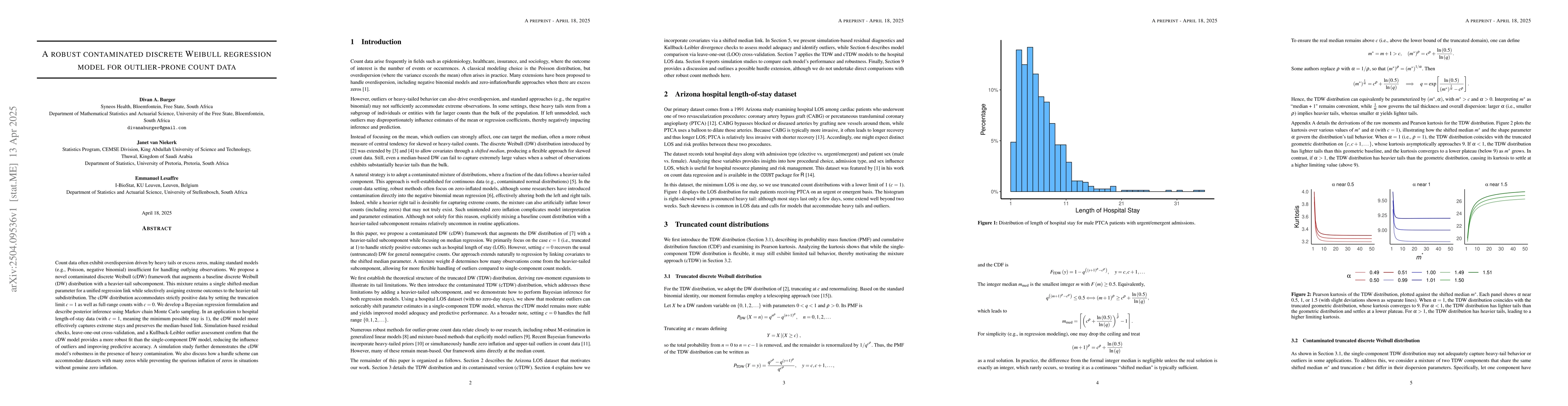 Thumbnail for A robust contaminated discrete Weibull regression model for
  outlier-prone count data