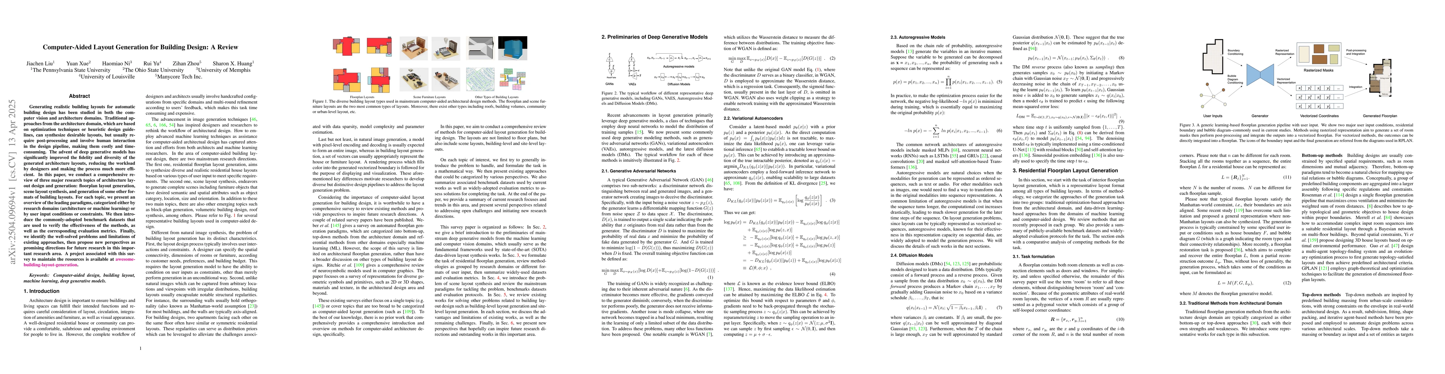 Thumbnail for Computer-Aided Layout Generation for Building Design: A Review