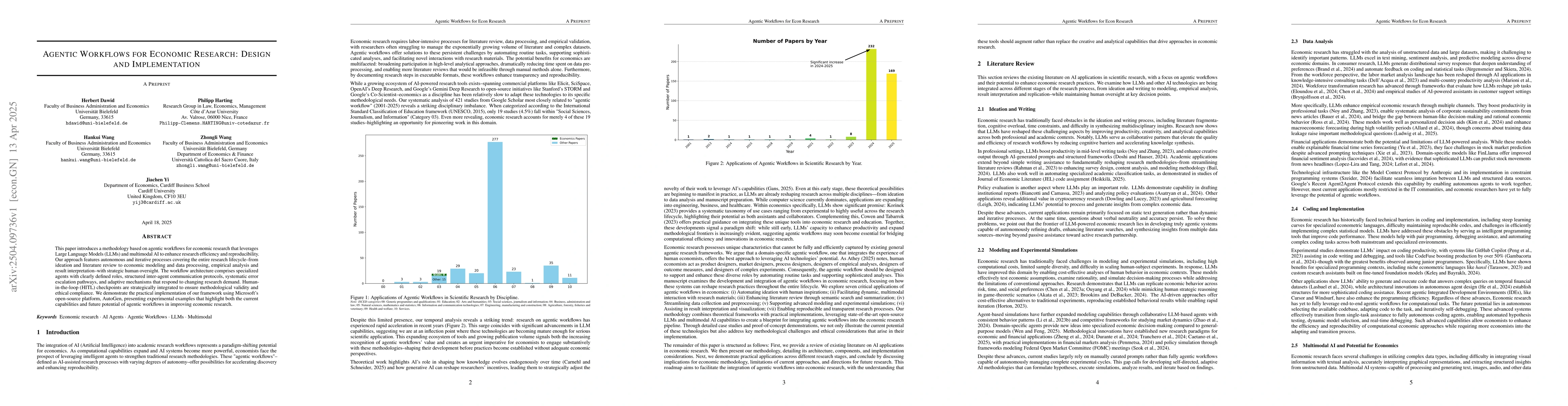 Thumbnail for Agentic Workflows for Economic Research: Design and Implementation