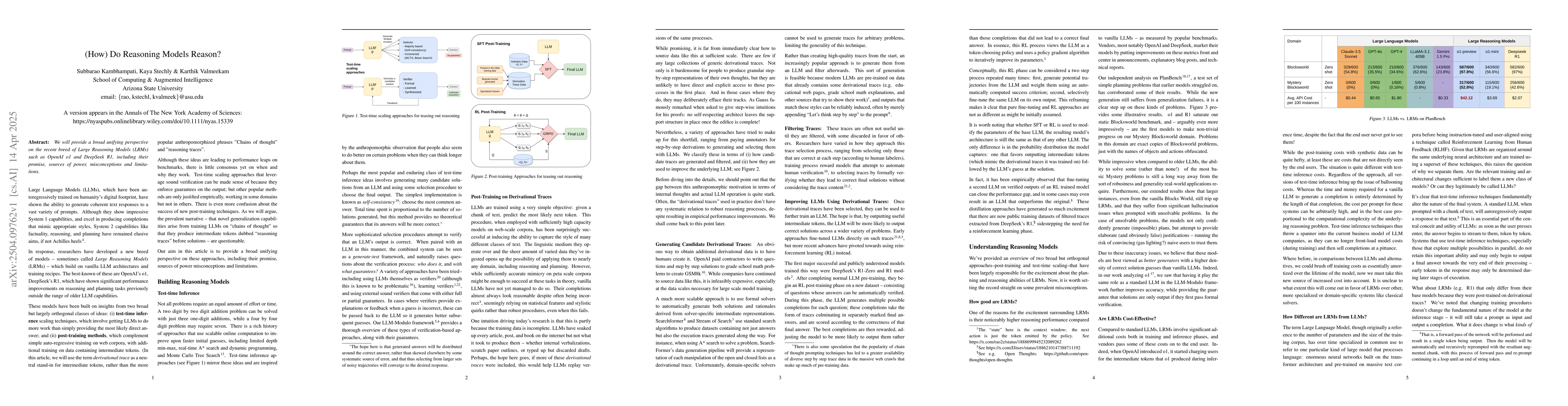 Thumbnail for (How) Do reasoning models reason?