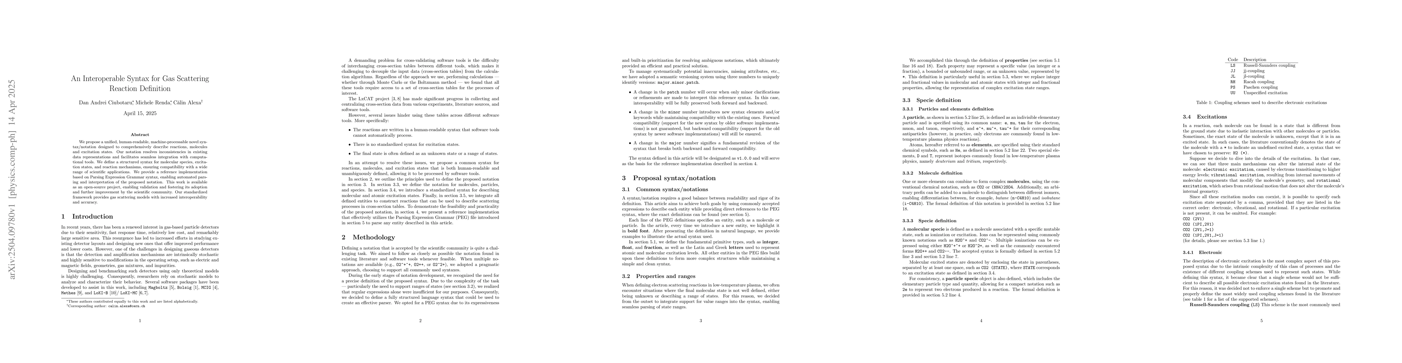 Thumbnail for An Interoperable Syntax for Gas Scattering Reaction Definition