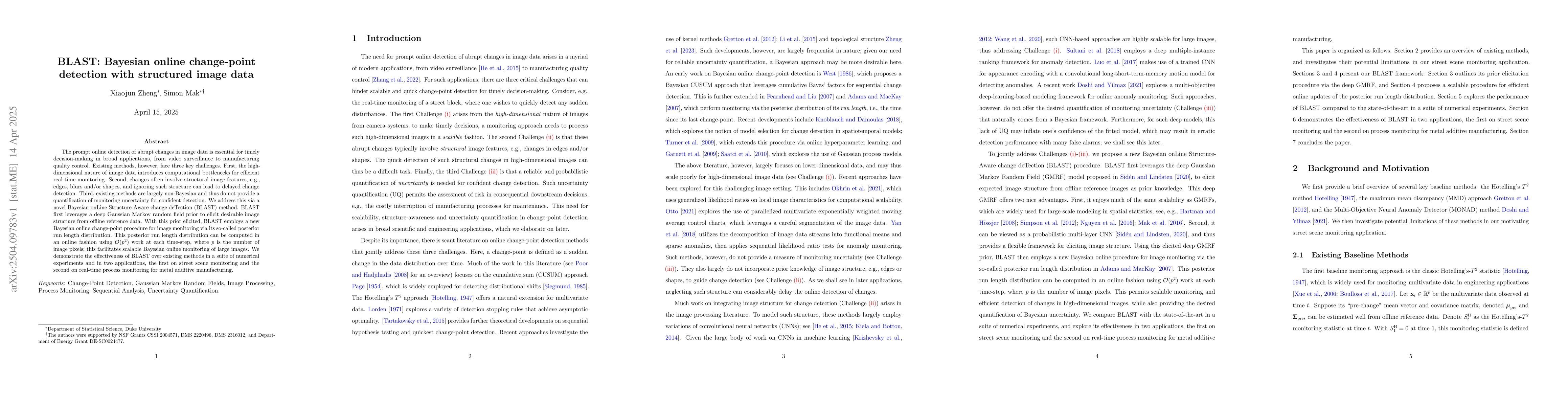 Thumbnail for BLAST: Bayesian online change-point detection with structured image data