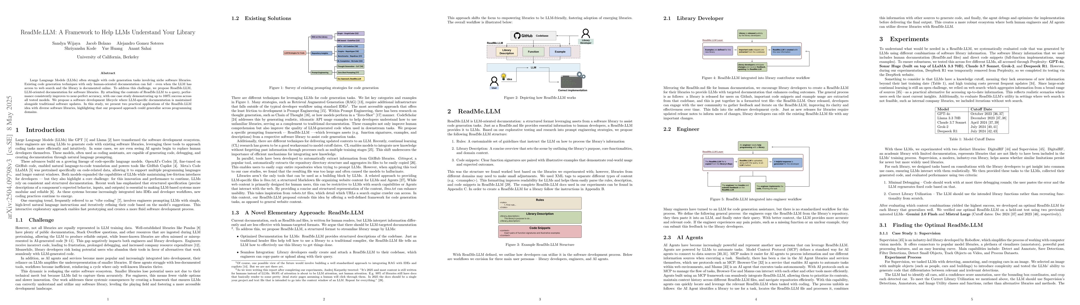 Thumbnail for ReadMe.LLM: A Framework to Help LLMs Understand Your Library