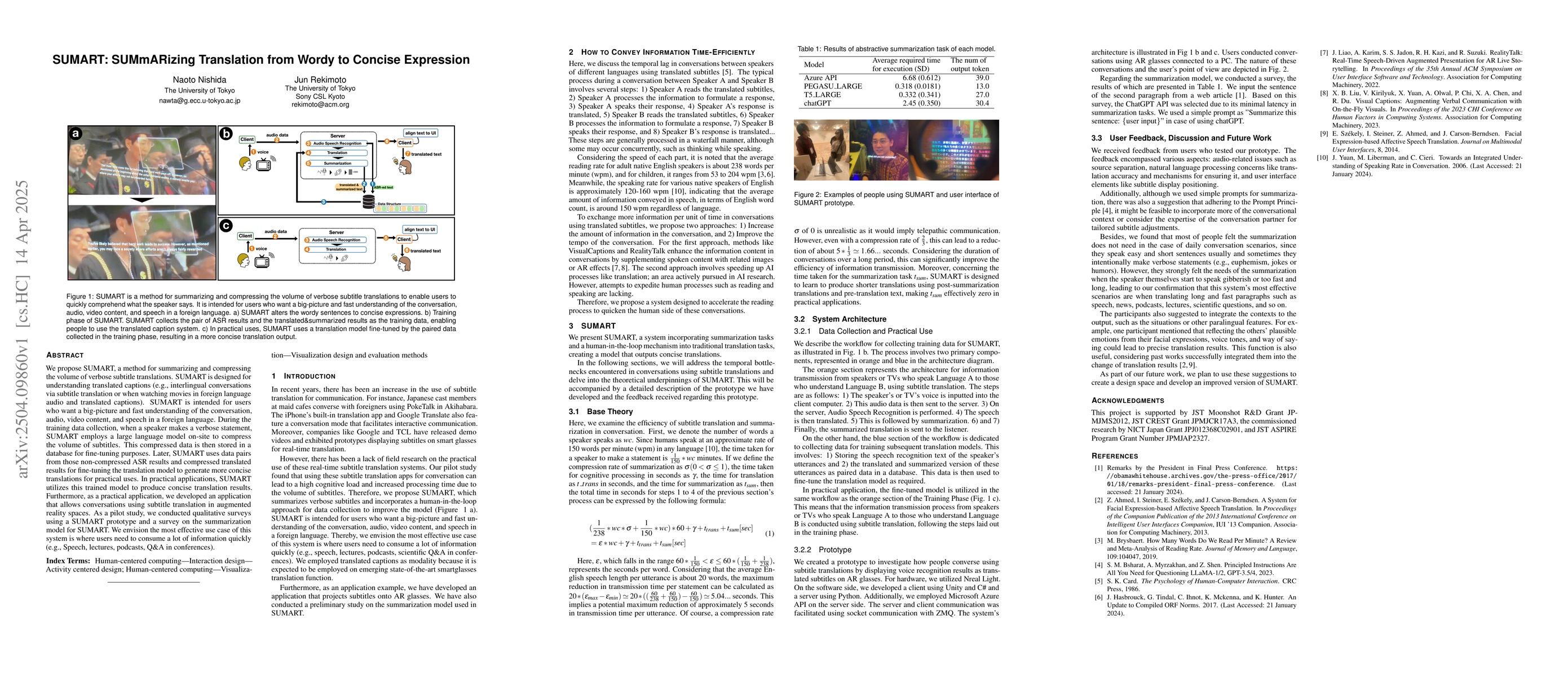 Thumbnail for SUMART: SUMmARizing Translation from Wordy to Concise Expression