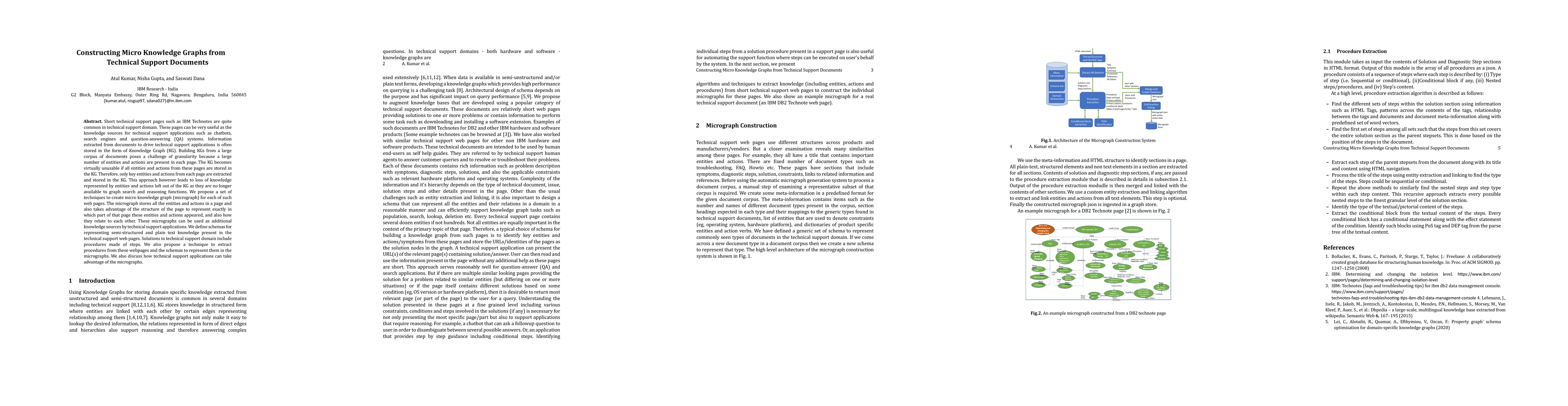 Thumbnail for Constructing Micro Knowledge Graphs from Technical Support Documents