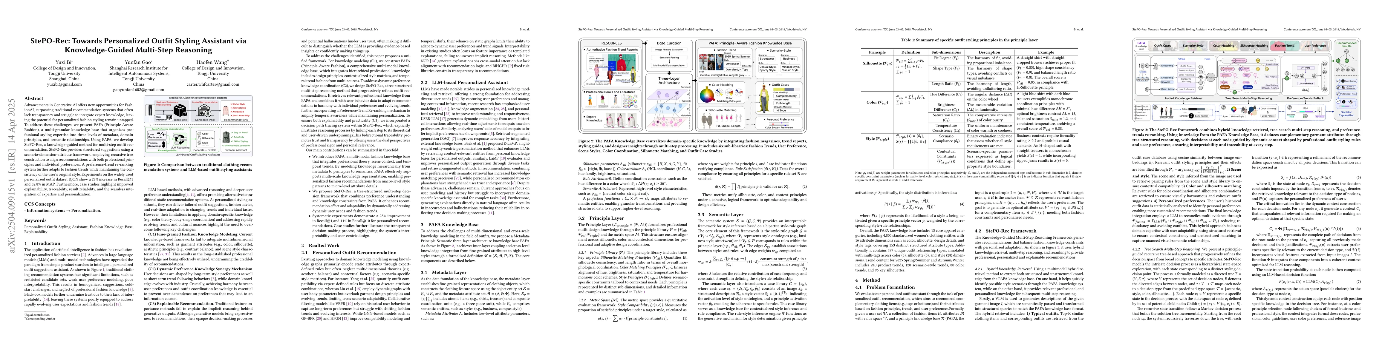 Thumbnail for StePO-Rec: Towards Personalized Outfit Styling Assistant via
  Knowledge-Guided Multi-Step Reasoning
