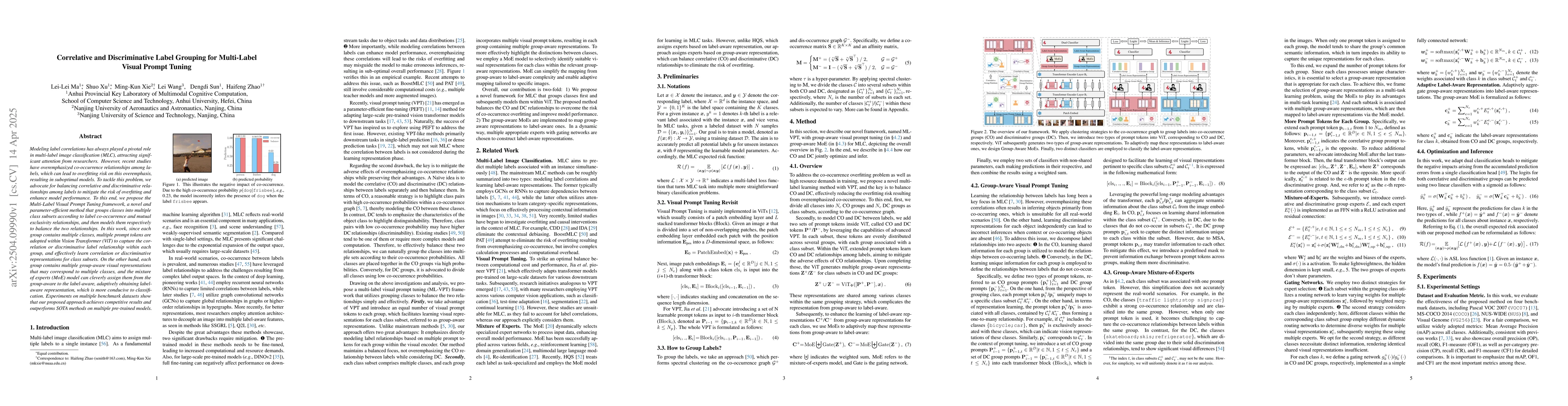 Thumbnail for Correlative and Discriminative Label Grouping for Multi-Label Visual
  Prompt Tuning