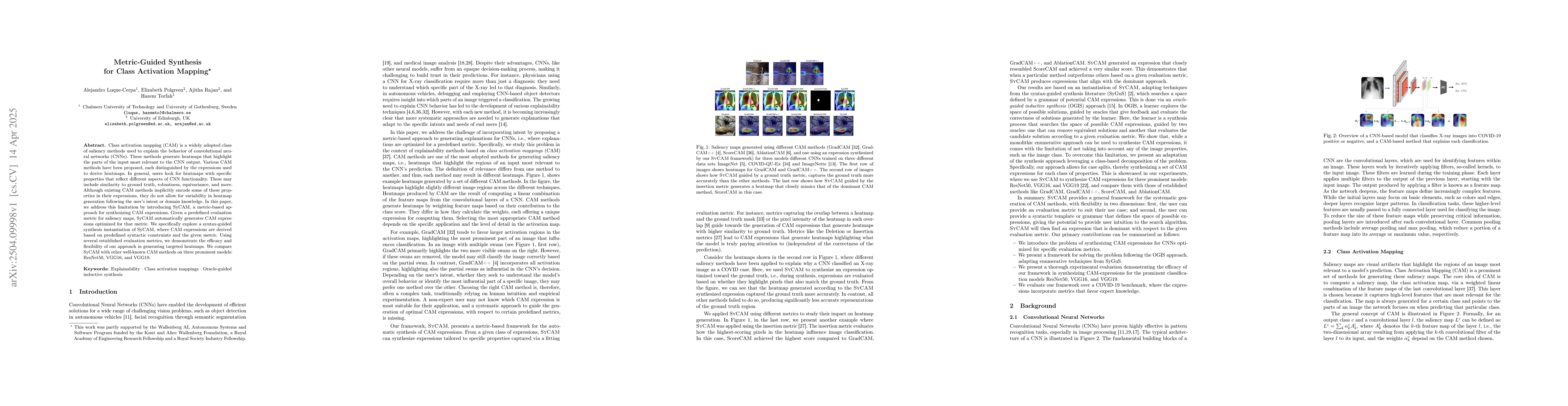 Thumbnail for Metric-Guided Synthesis of Class Activation Mapping