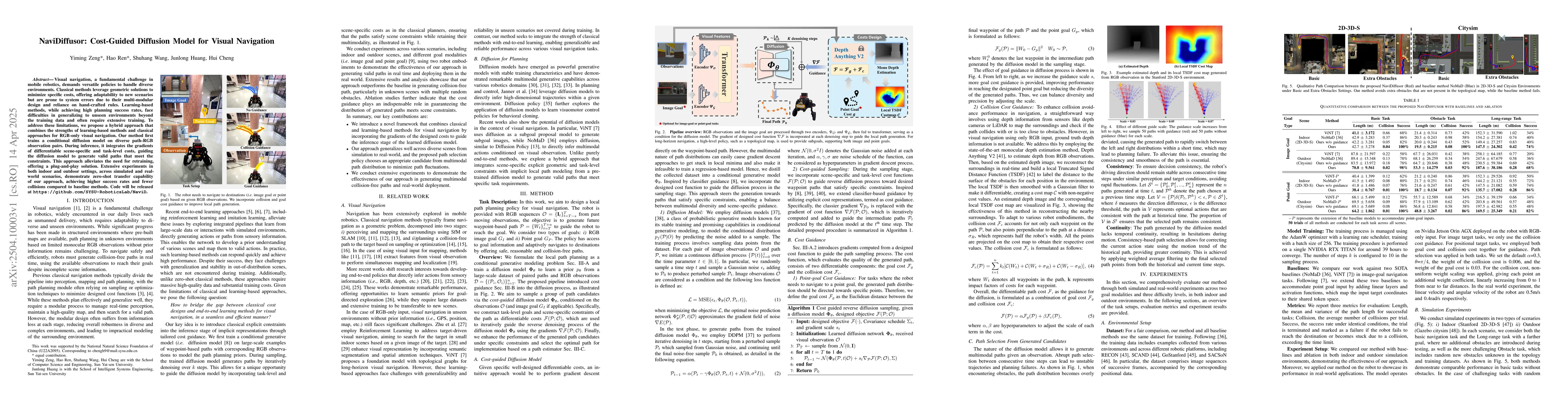 Thumbnail for NaviDiffusor: Cost-Guided Diffusion Model for Visual Navigation