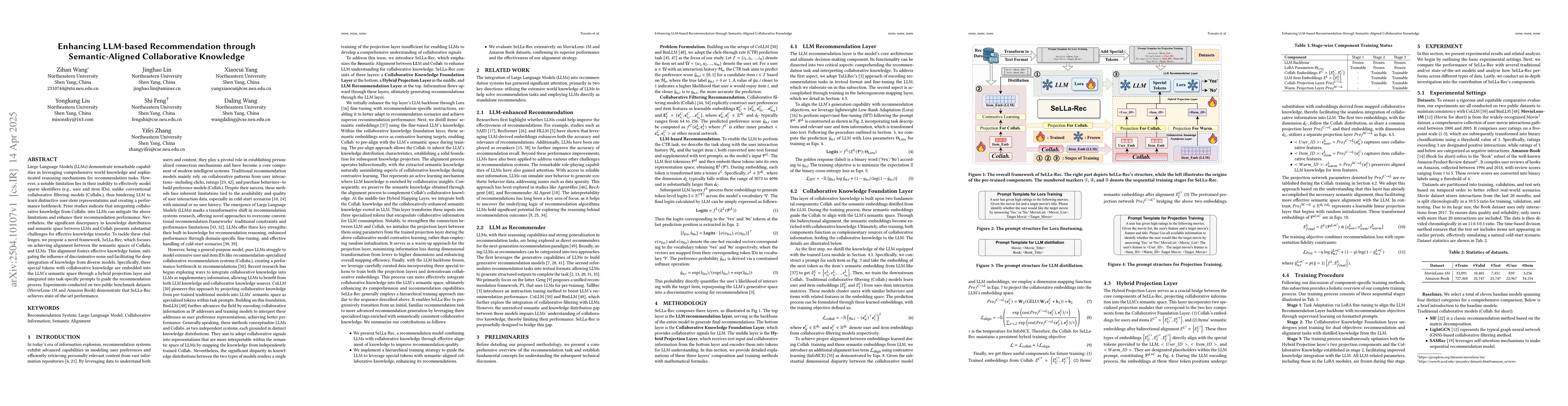 Thumbnail for Enhancing LLM-based Recommendation through Semantic-Aligned
  Collaborative Knowledge