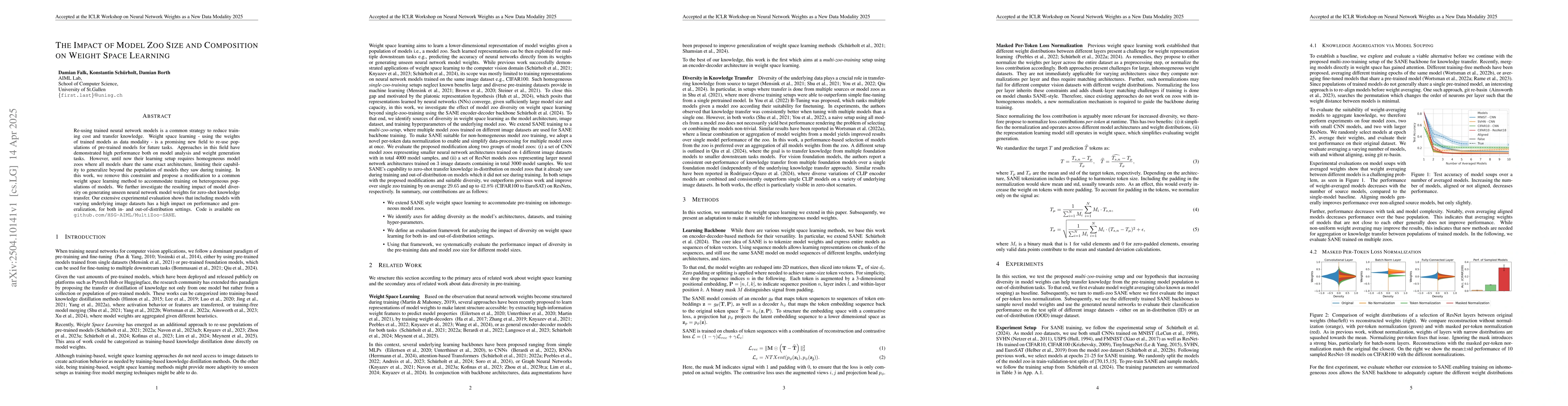 Thumbnail for The Impact of Model Zoo Size and Composition on Weight Space Learning