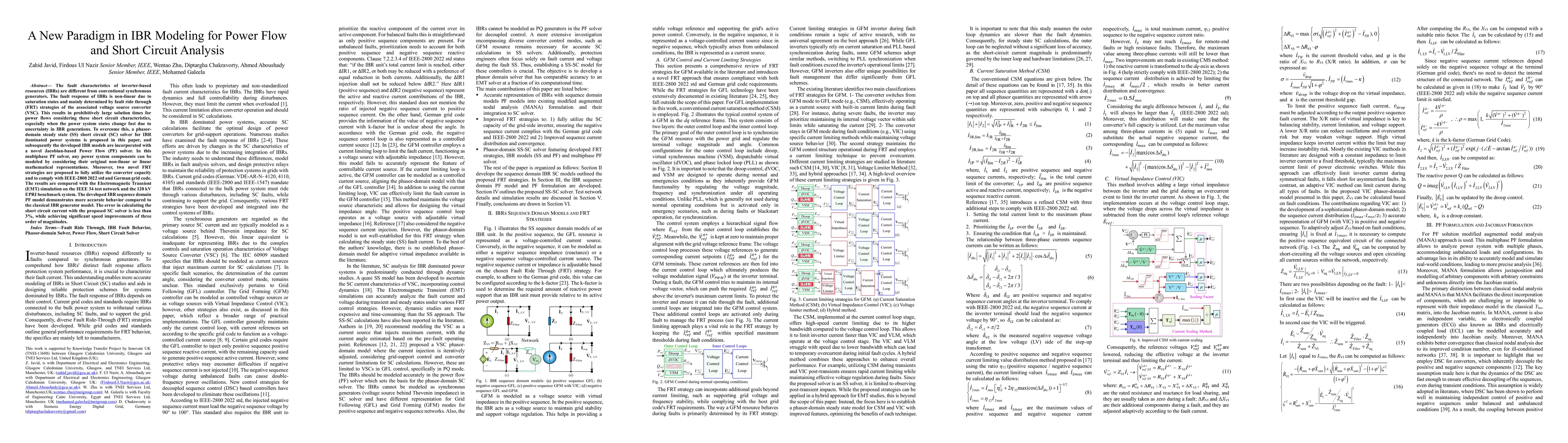 Thumbnail for A New Paradigm in IBR Modeling for Power Flow and Short Circuit Analysis