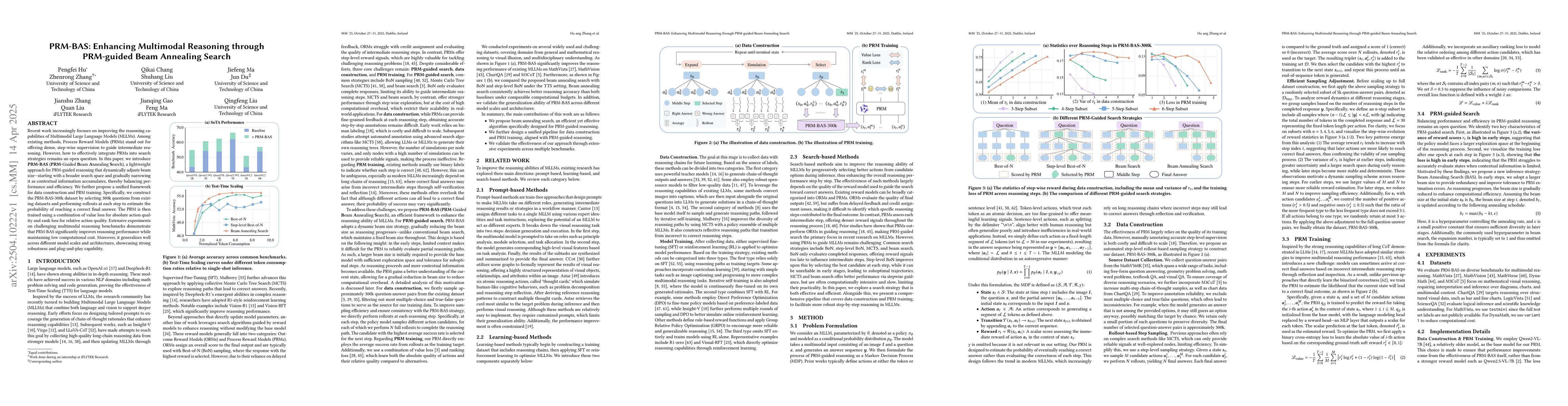 Thumbnail for PRM-BAS: Enhancing Multimodal Reasoning through PRM-guided Beam
  Annealing Search