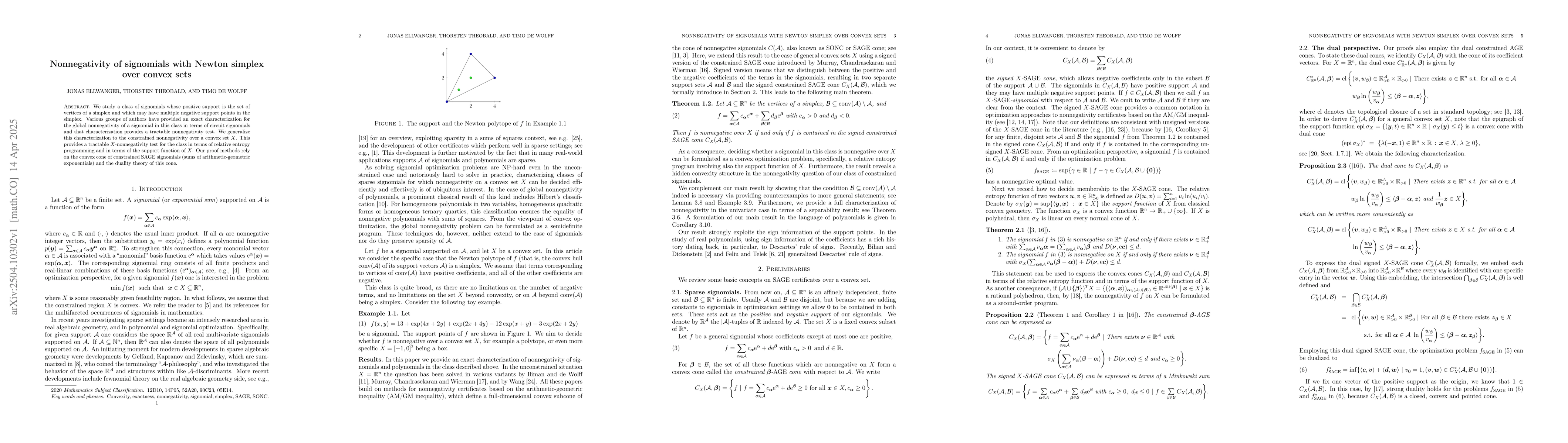Thumbnail for Nonnegativity of signomials with Newton simplex over convex sets
