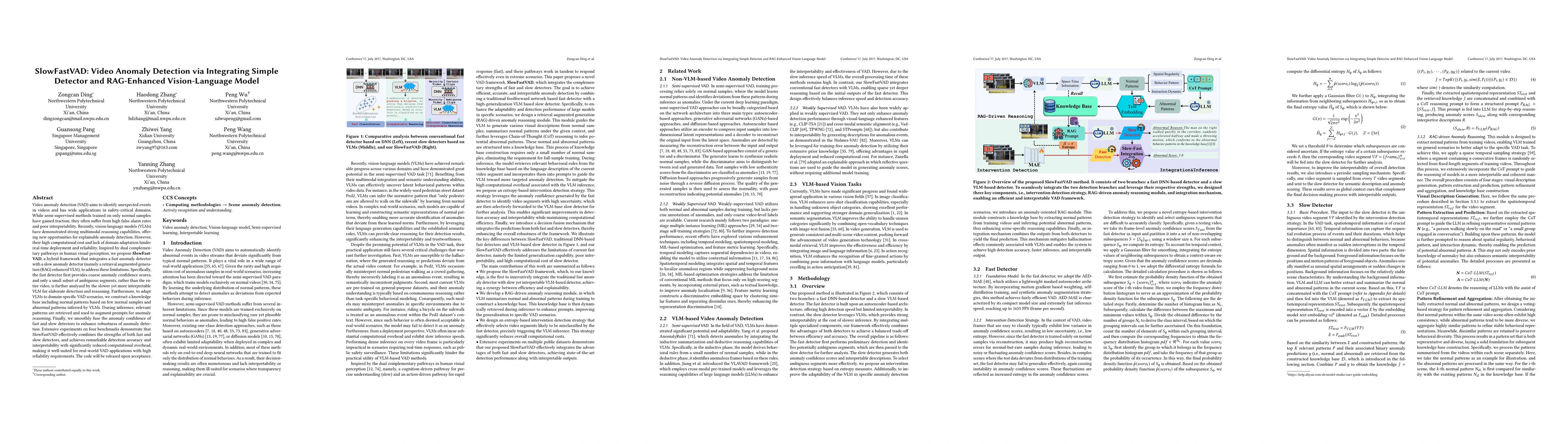 Thumbnail for SlowFastVAD: Video Anomaly Detection via Integrating Simple Detector and
  RAG-Enhanced Vision-Language Model