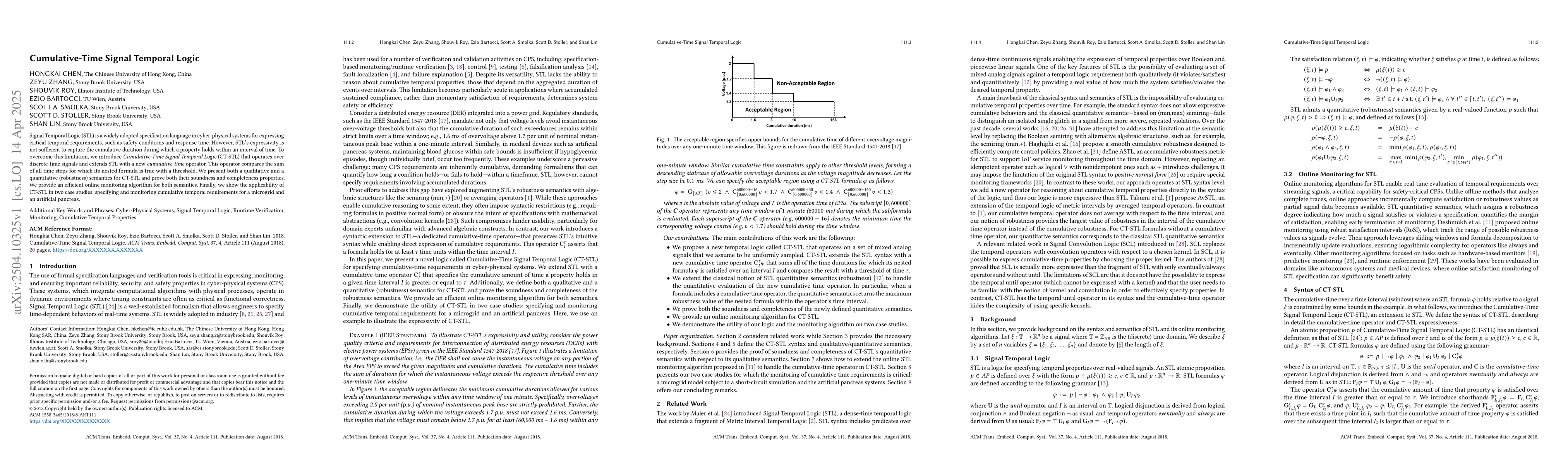 Thumbnail for Cumulative-Time Signal Temporal Logic