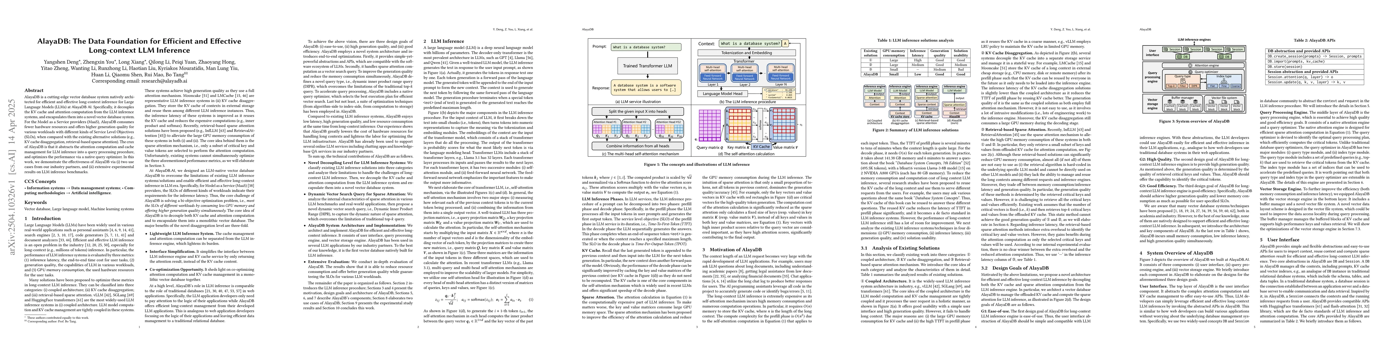 Thumbnail for AlayaDB: The Data Foundation for Efficient and Effective Long-context
  LLM Inference