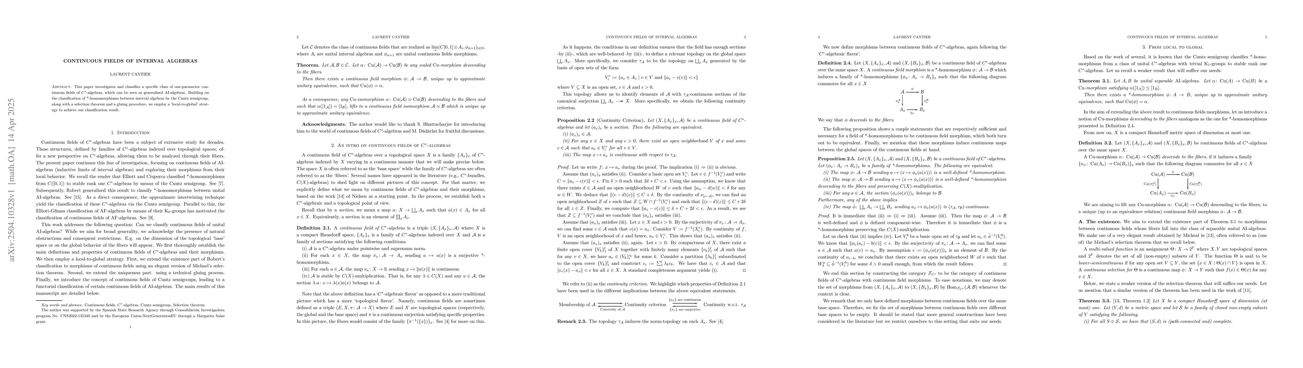 Thumbnail for Continuous fields of interval algebras