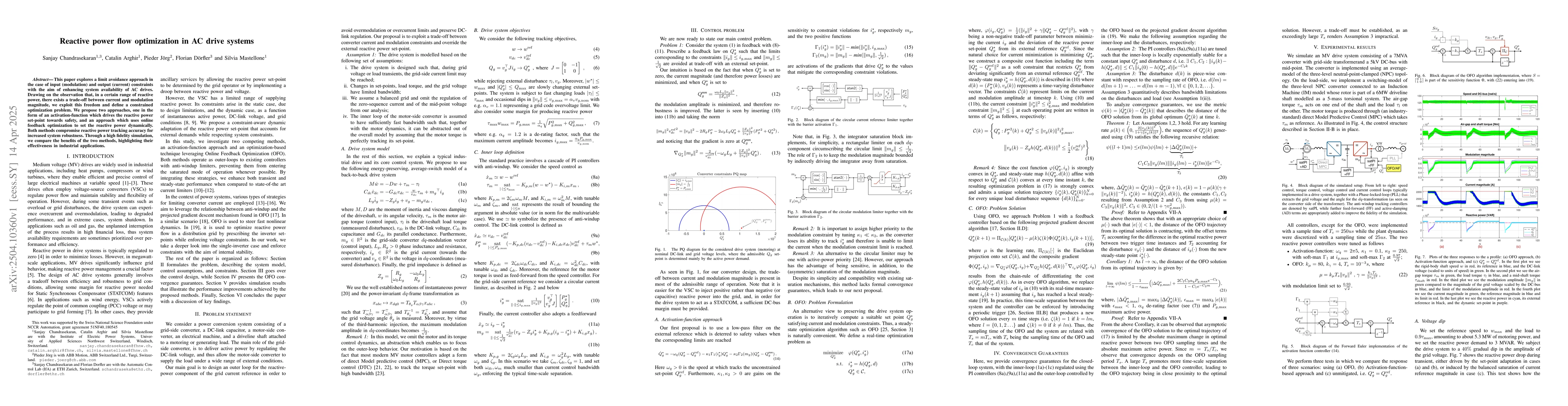 Thumbnail for Reactive power flow optimization in AC drive systems