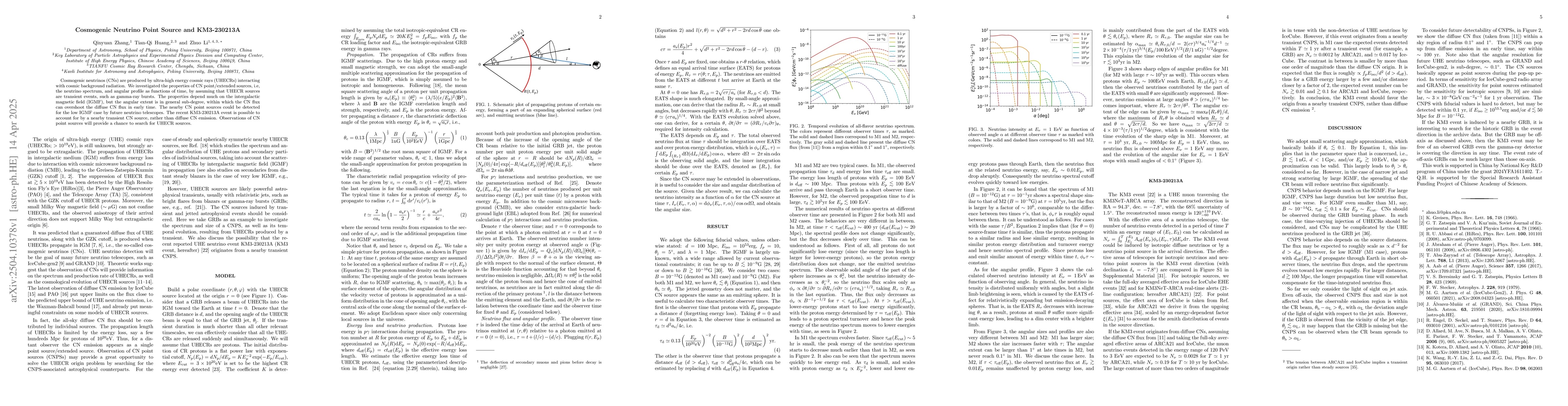 Thumbnail for Cosmogenic Neutrino Point Source and KM3-230213A