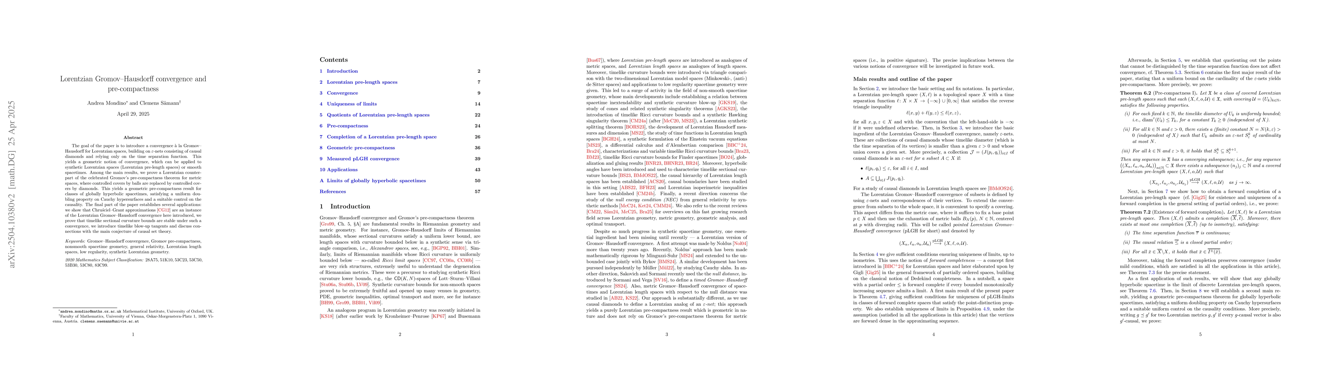 Thumbnail for Lorentzian Gromov-Hausdorff convergence and pre-compactness