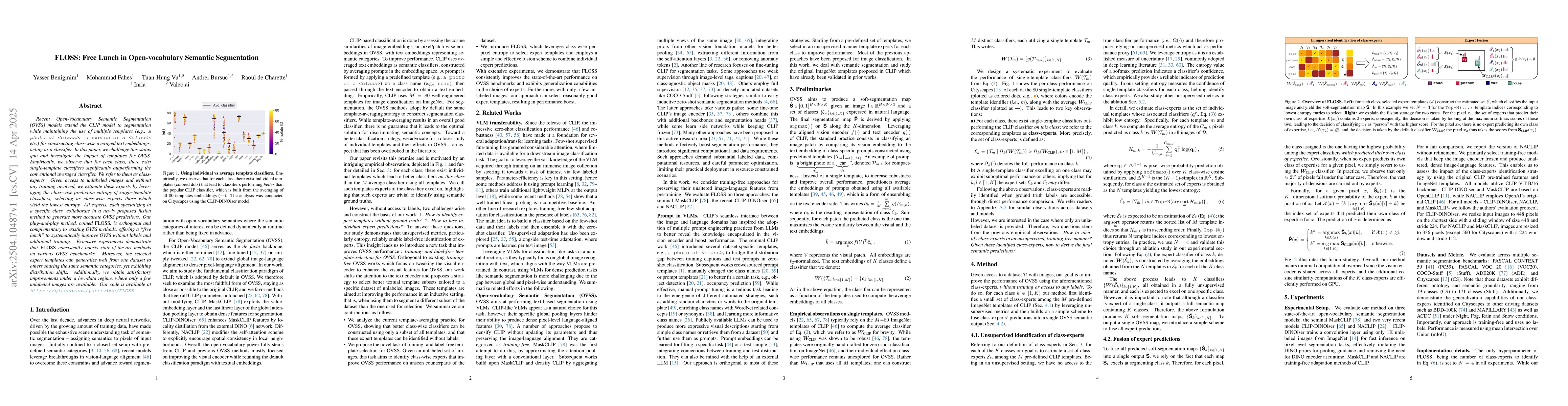 Thumbnail for FLOSS: Free Lunch in Open-vocabulary Semantic Segmentation