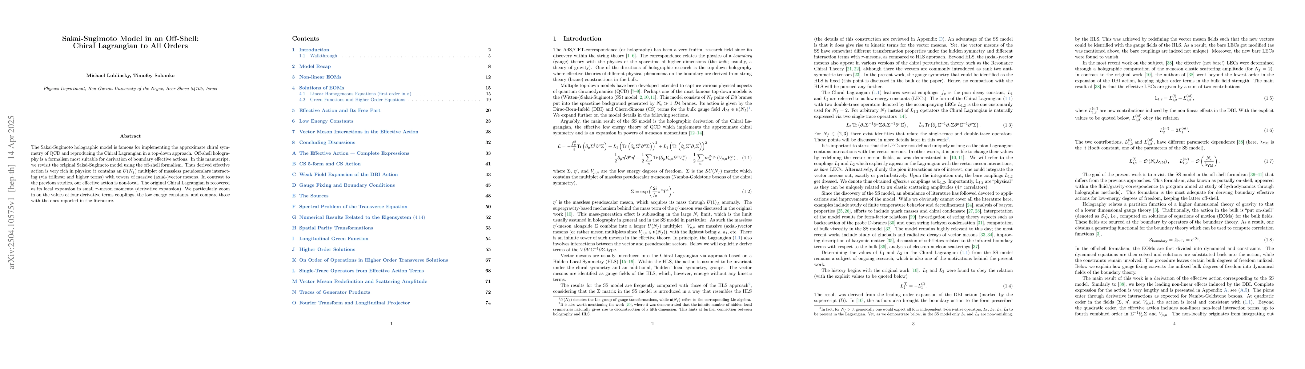 Thumbnail for Sakai-Sugimoto Model in an Off-Shell: Chiral Lagrangian to All Orders