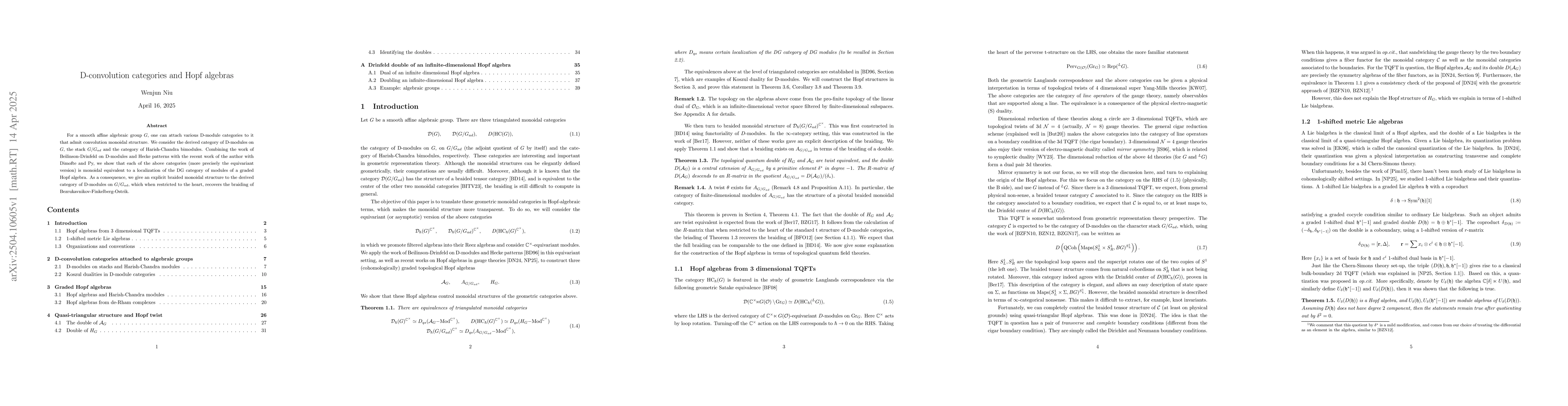 Thumbnail for D-convolution categories and Hopf algebras