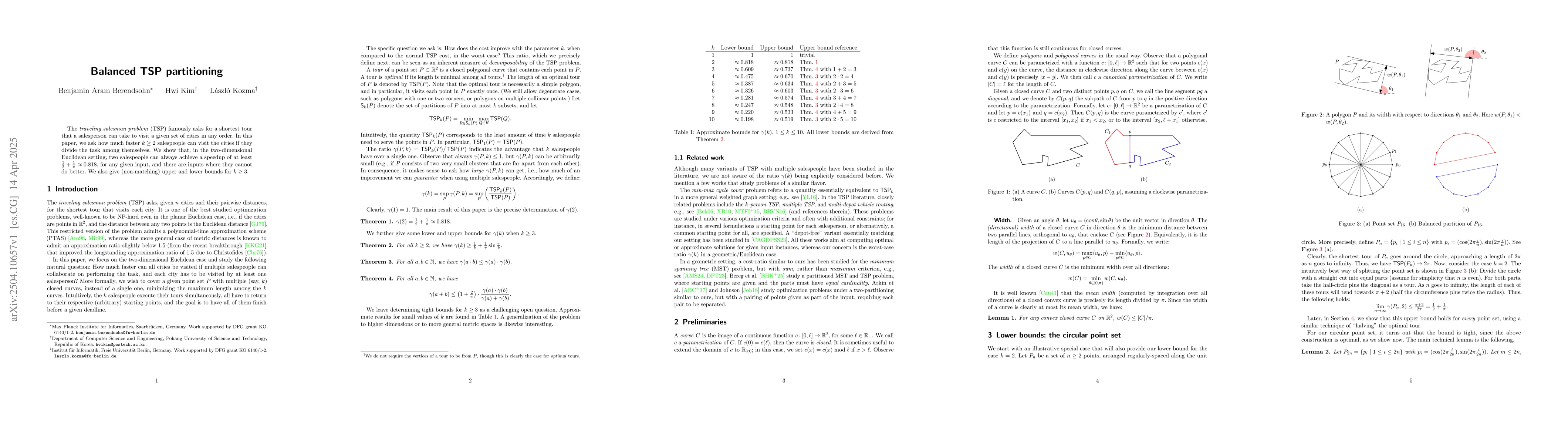 Thumbnail for Balanced TSP partitioning
