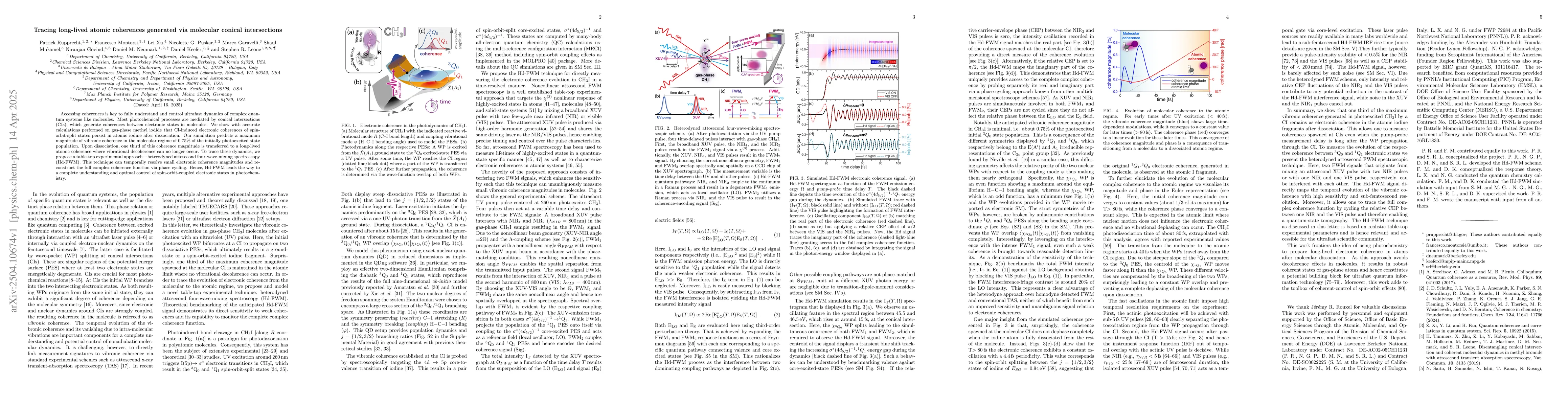 Thumbnail for Tracing long-lived atomic coherences generated via molecular conical
  intersections
