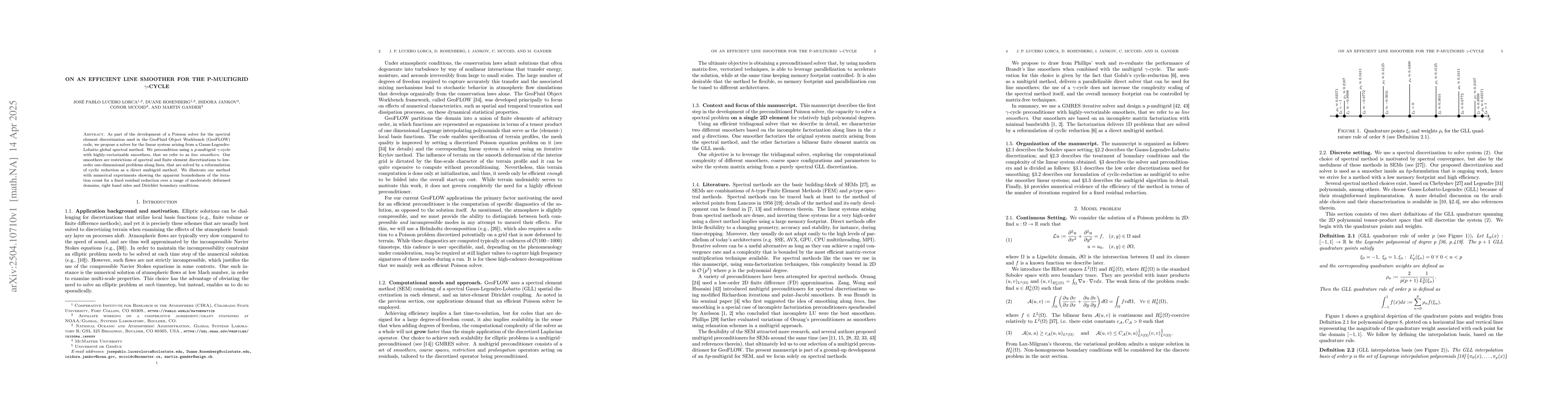 Thumbnail for On an efficient line smoother for the p-multigrid γ-cycle
